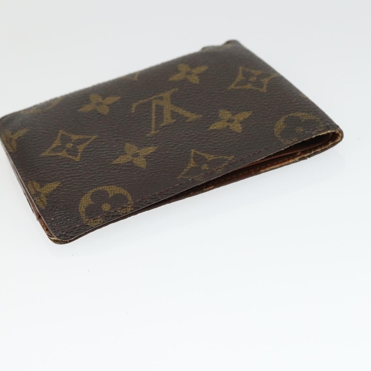 LOUIS VUITTON Monogram Wallet 3 Set LV Auth BA10350