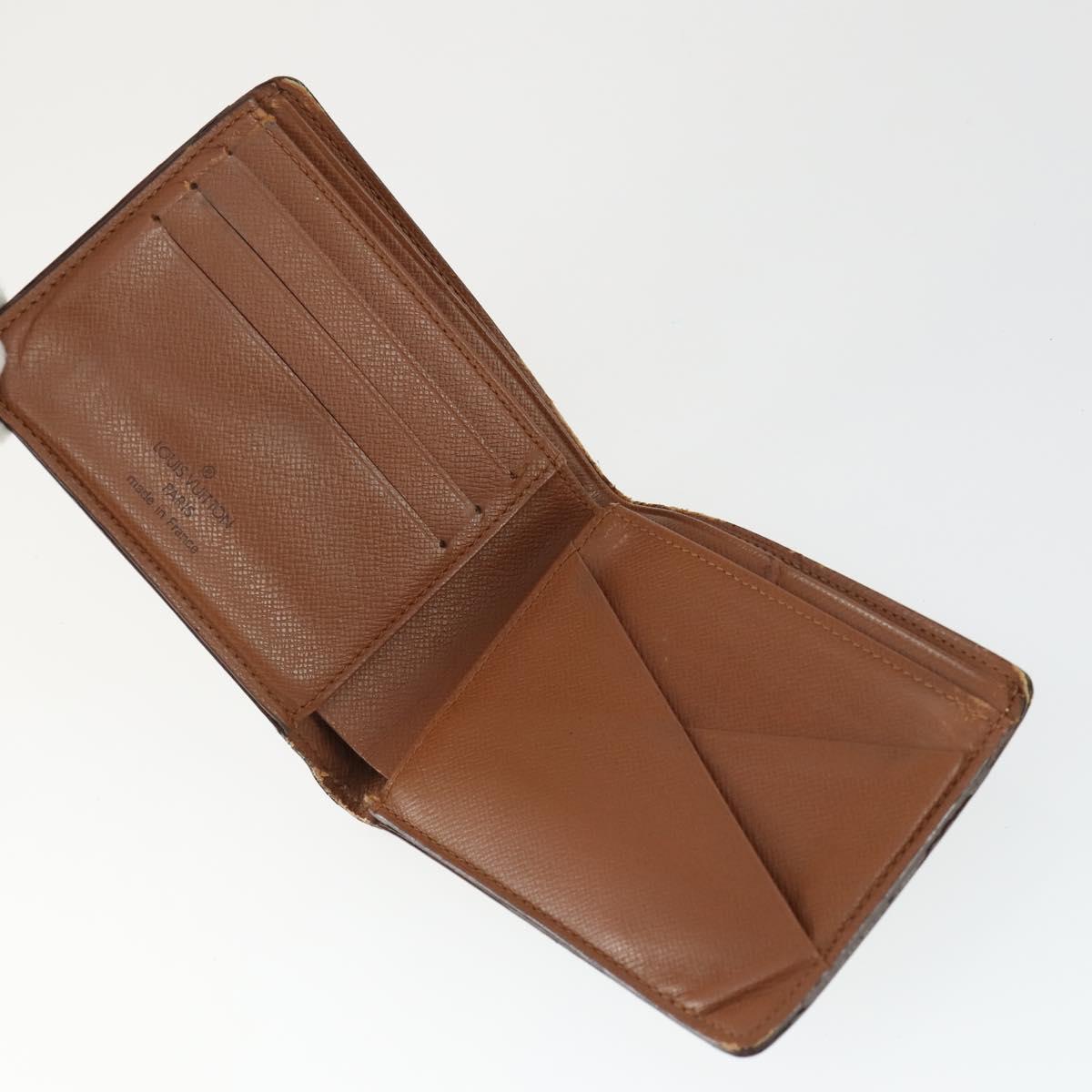 LOUIS VUITTON Monogram Wallet 3 Set LV Auth BA10350