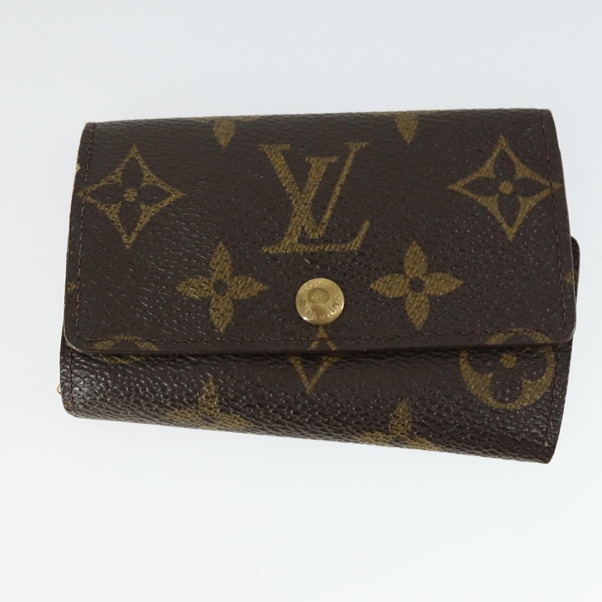 LOUIS VUITTON Monogram Wallet 3 Set LV Auth BA10350