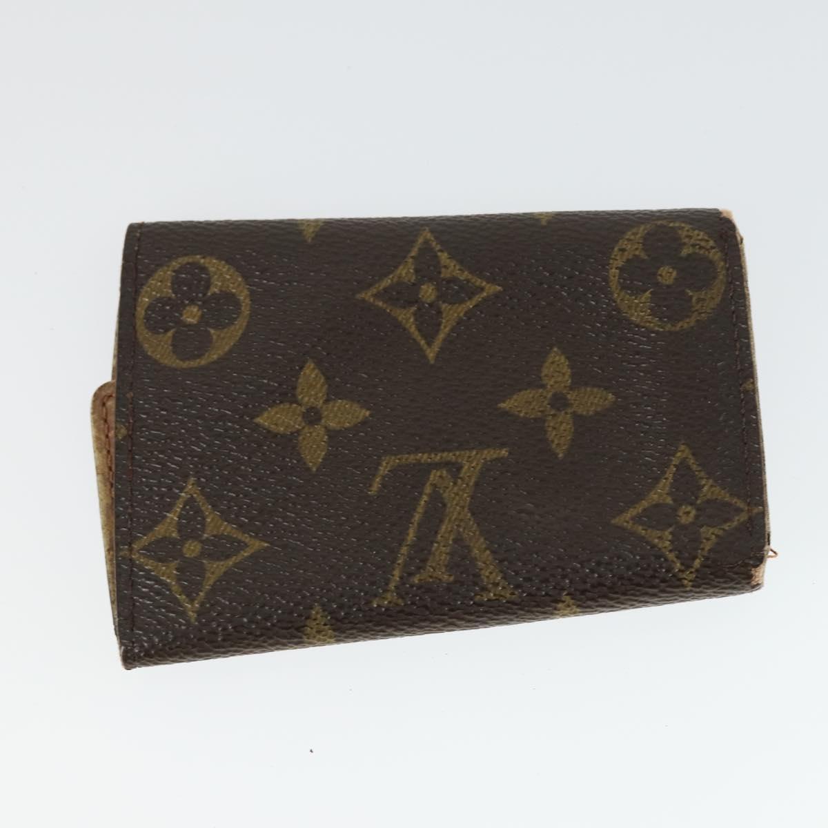 LOUIS VUITTON Monogram Wallet 3 Set LV Auth BA10350