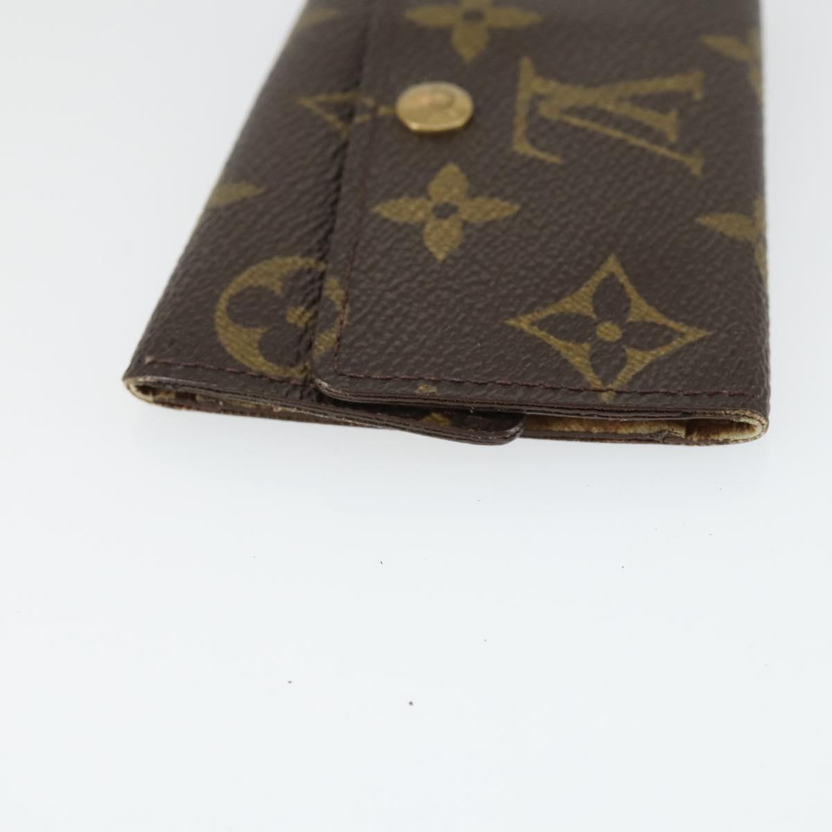 LOUIS VUITTON Monogram Wallet 3 Set LV Auth BA10350