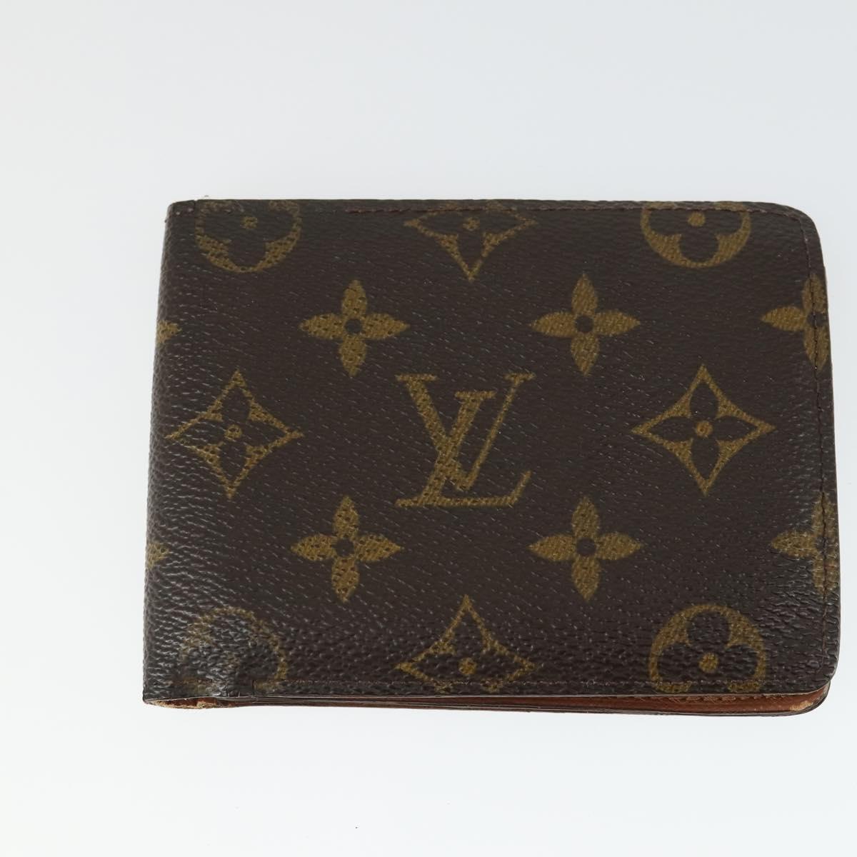 LOUIS VUITTON Monogram Wallet 3 Set LV Auth BA10350