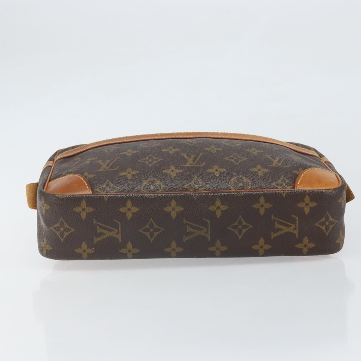 LOUIS VUITTON Monogram Compiegne 28 Clutch Bag M51845 LV Auth BA10368