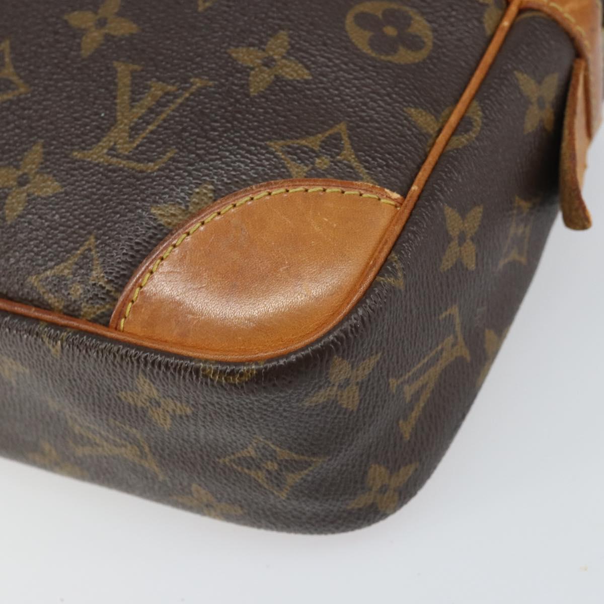 LOUIS VUITTON Monogram Compiegne 28 Clutch Bag M51845 LV Auth BA10368
