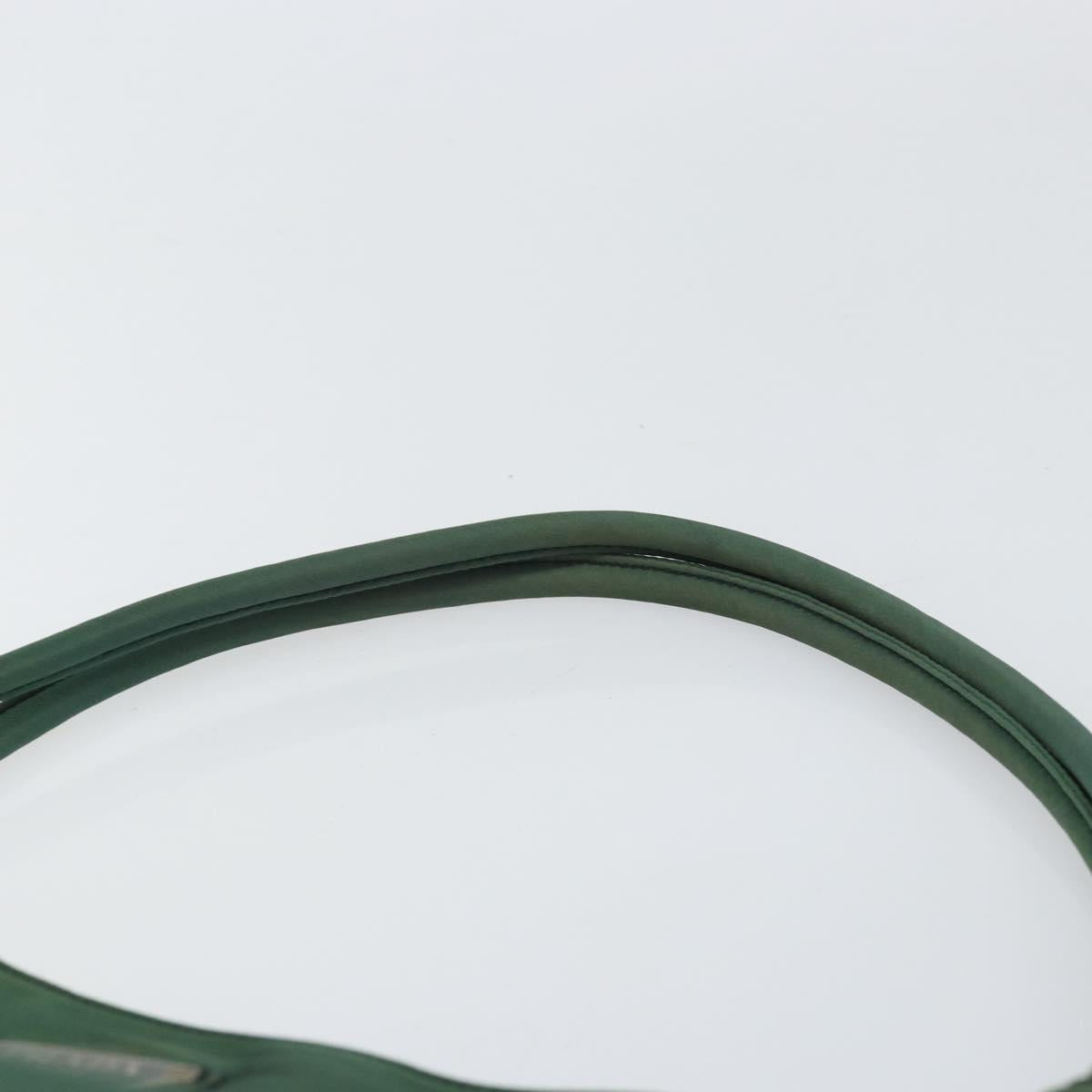 PRADA Tote Bag Nylon Green Auth BA10373