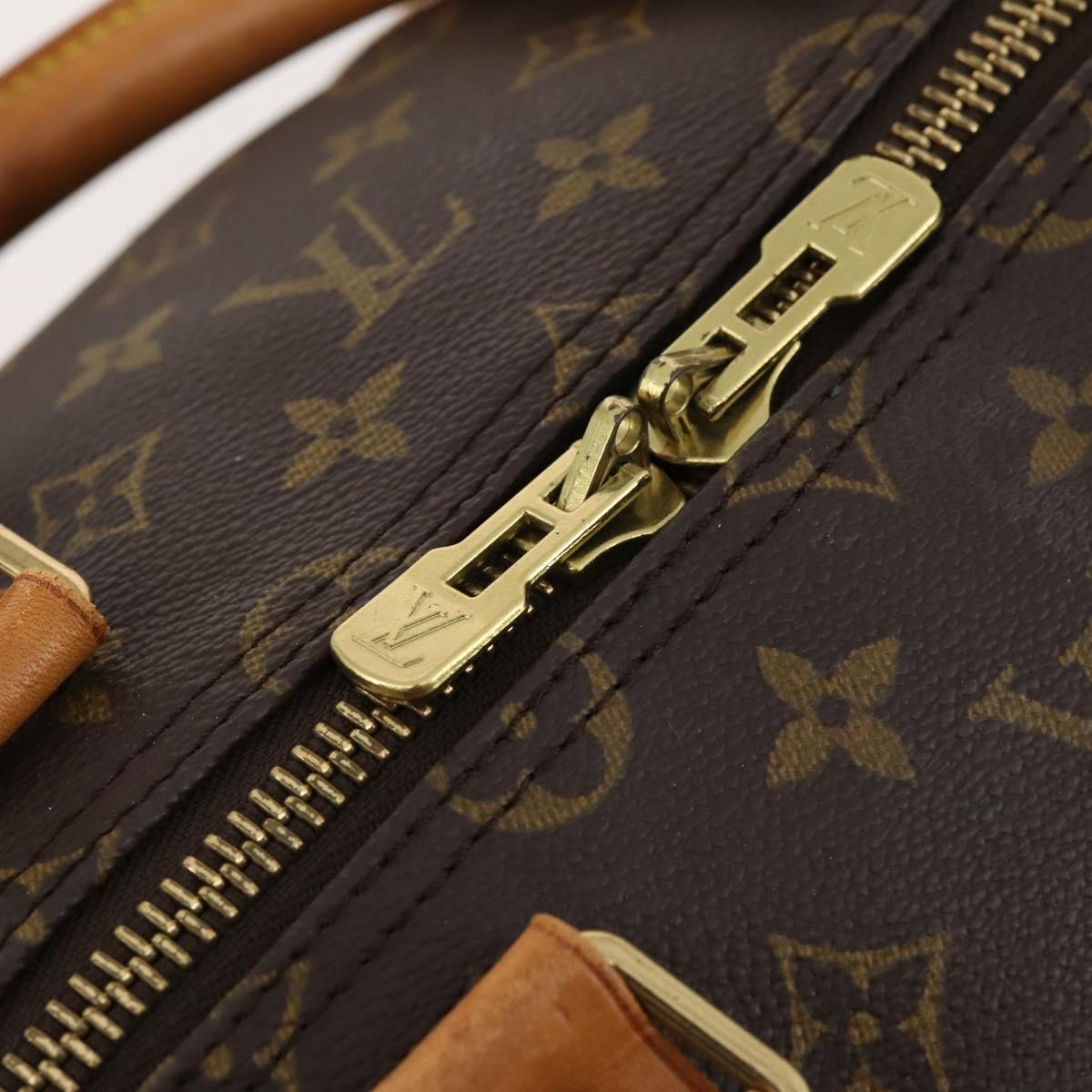 LOUIS VUITTON Monogram Keepall 55 Boston Bag M41424 LV Auth BA10377