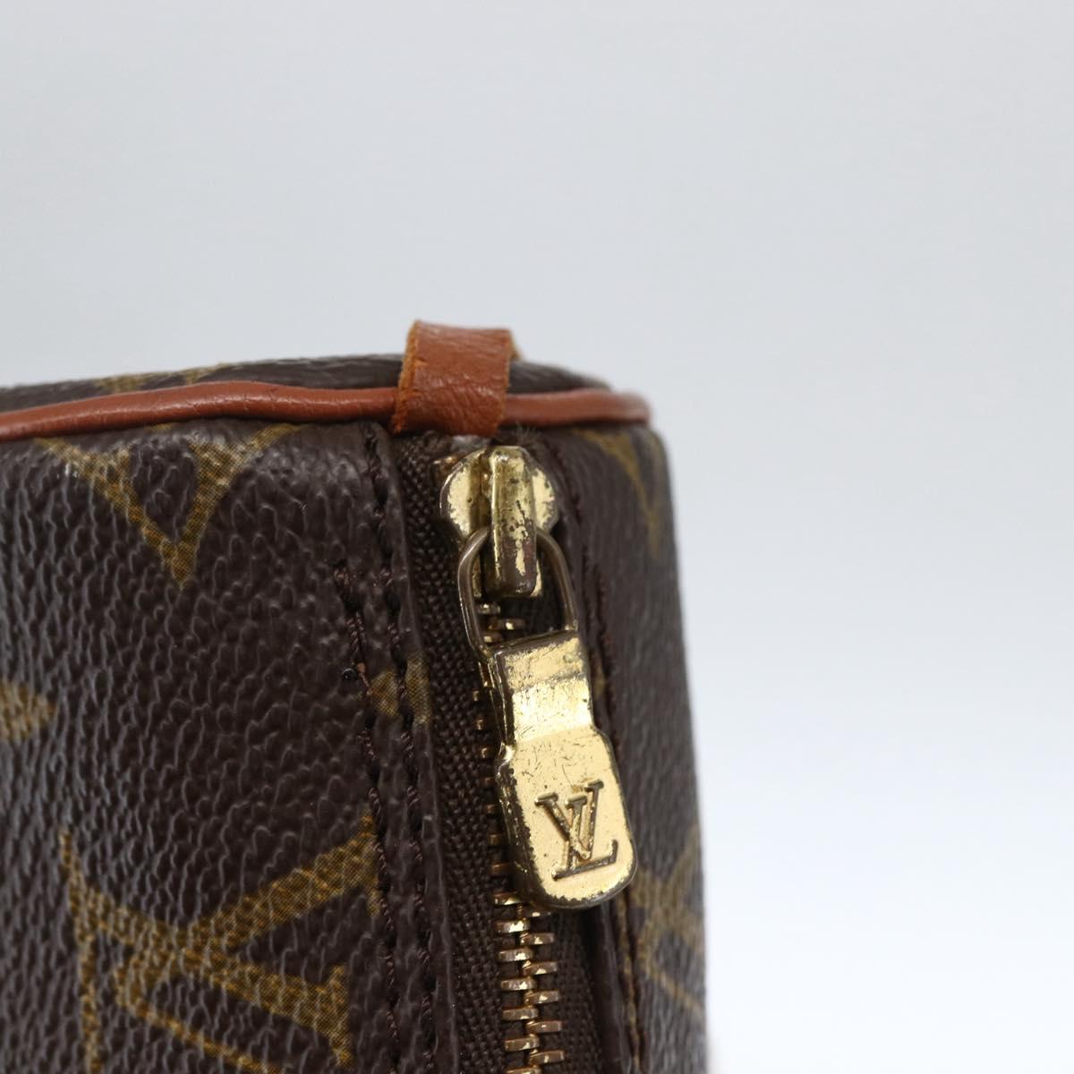 LOUIS VUITTON Monogram Papillon Pouch LV Auth BA10382