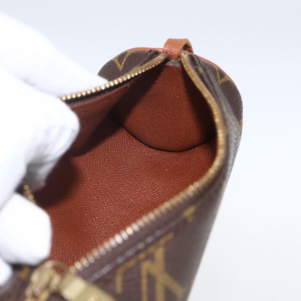 LOUIS VUITTON Monogram Papillon Pouch LV Auth BA10382