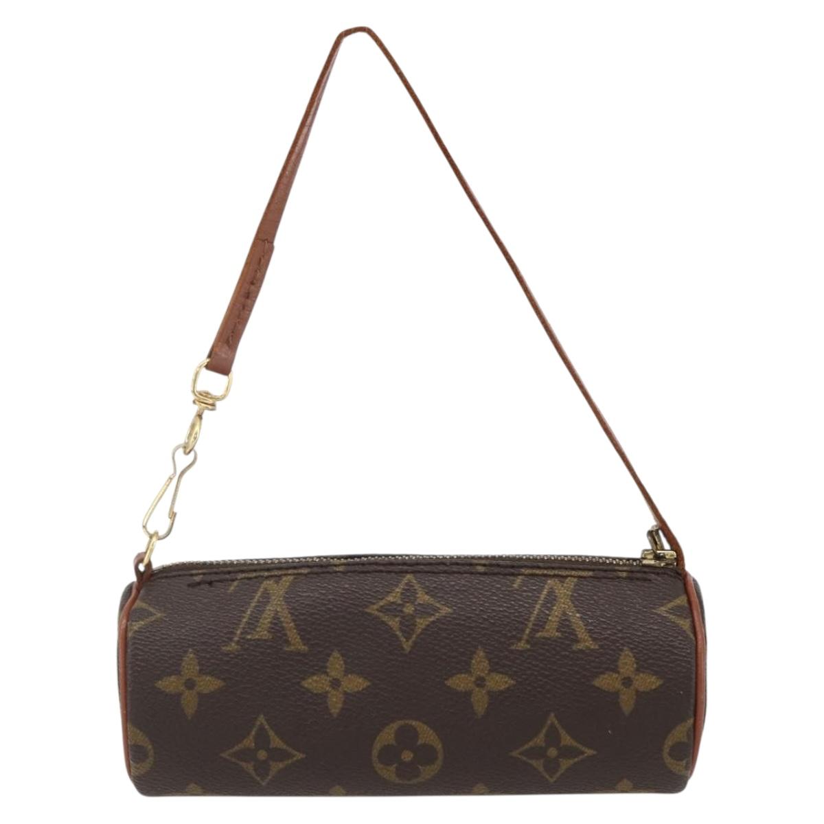 LOUIS VUITTON Monogram Papillon Pouch LV Auth BA10382