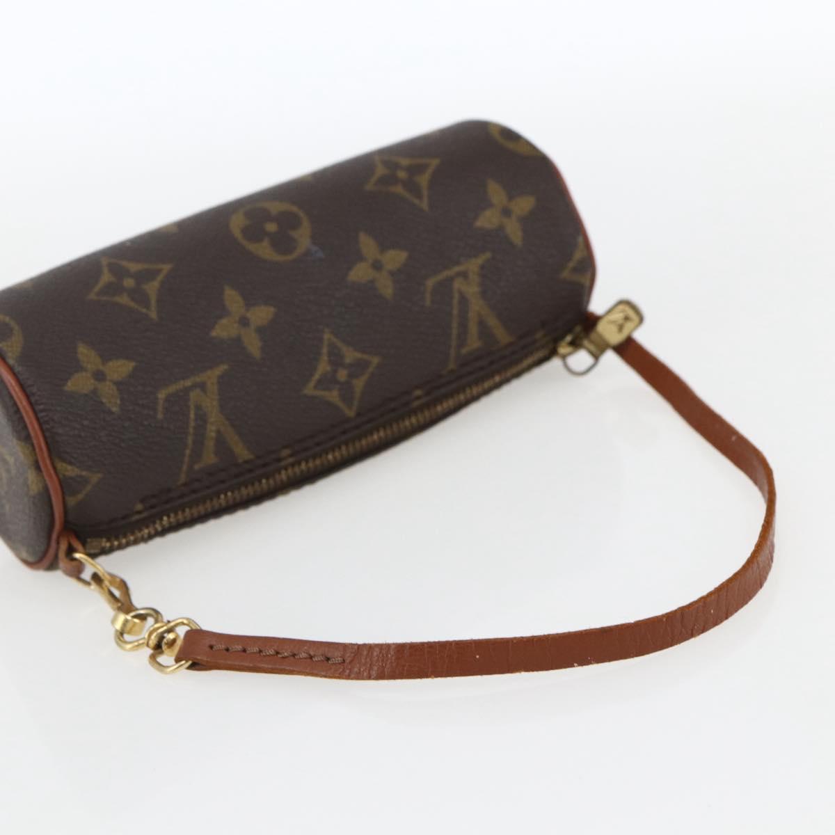 LOUIS VUITTON Monogram Papillon Pouch LV Auth BA10382