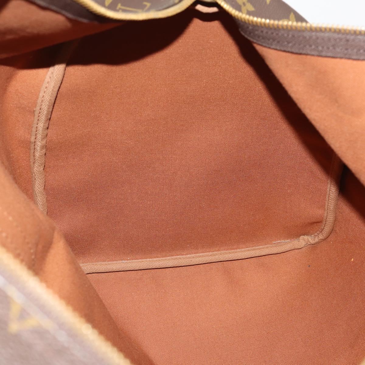 LOUIS VUITTON Monogram Keepall 55 Boston Bag M41424 LV Auth BA10384