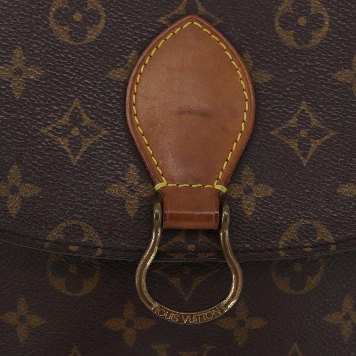 LOUIS VUITTON Monogram Saint Cloud GM Shoulder Bag M51242 LV Auth BA10387