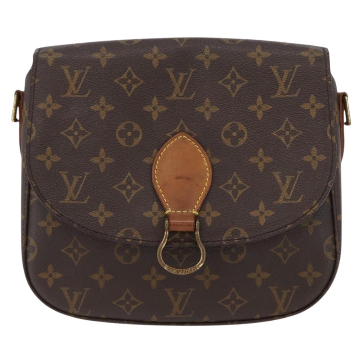 LOUIS VUITTON Monogram Saint Cloud GM Shoulder Bag M51242 LV Auth BA10387