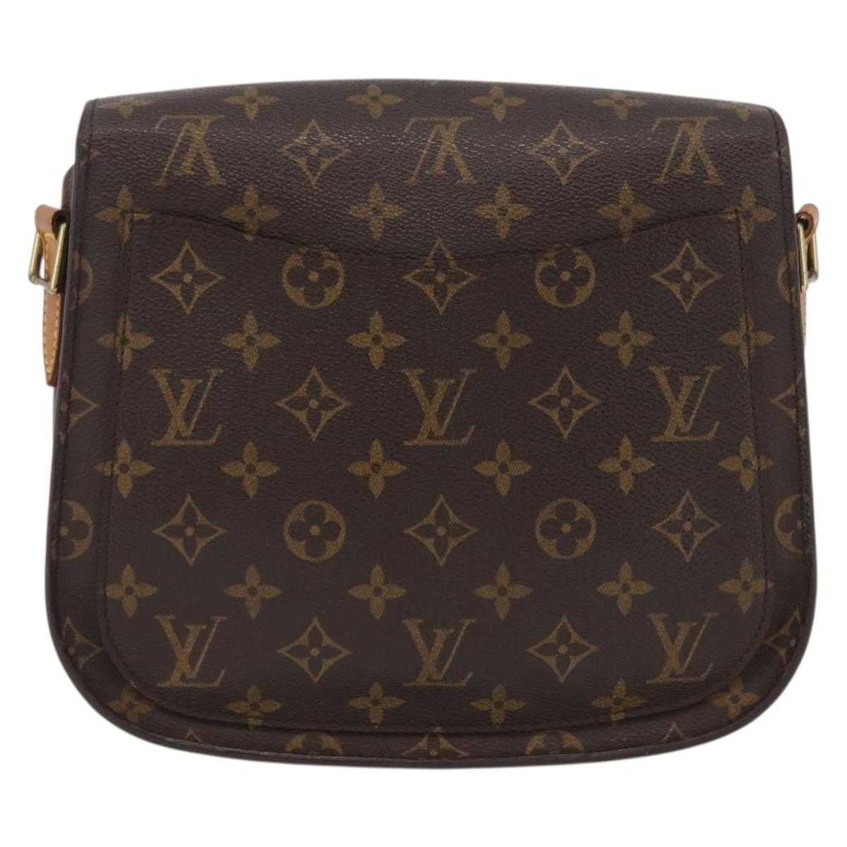 LOUIS VUITTON Monogram Saint Cloud GM Shoulder Bag M51242 LV Auth BA10387