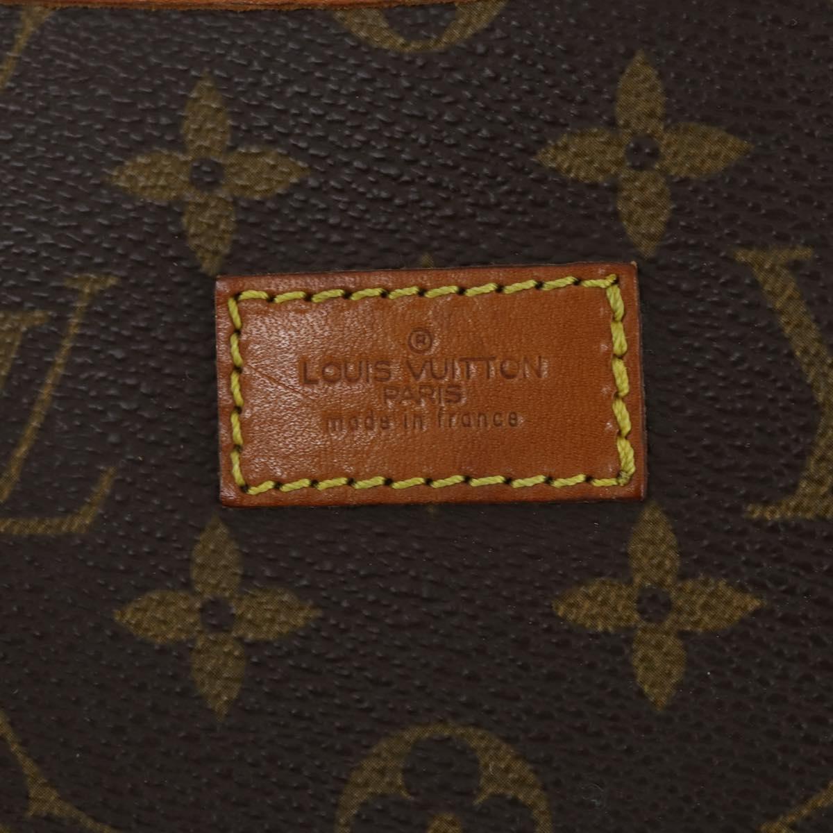 LOUIS VUITTON Monogram Saumur 35 Shoulder Bag M42254 LV Auth BA10390