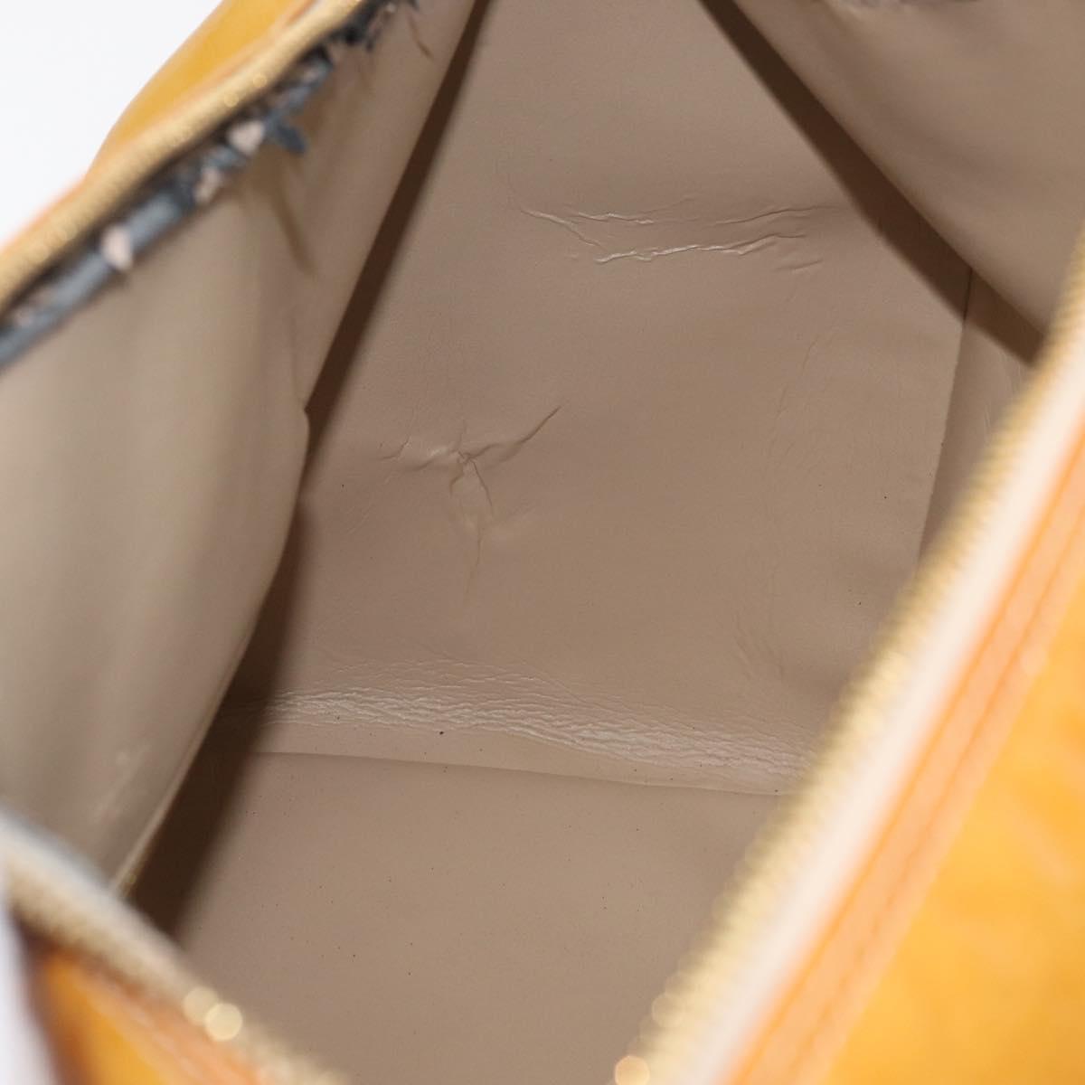 LOUIS VUITTON Monogram Vernis Mercer Boston Bag Beige M91000 LV Auth BA10406