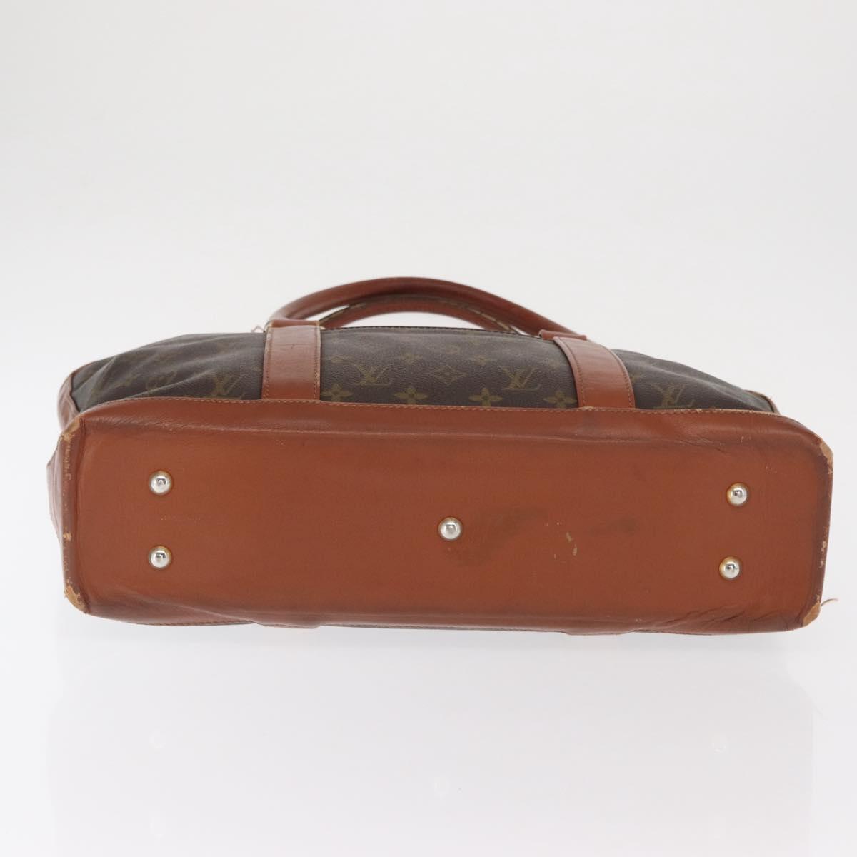 LOUIS VUITTON Monogram Sac Weekend PM Hand Bag M42425 LV Auth BA10407