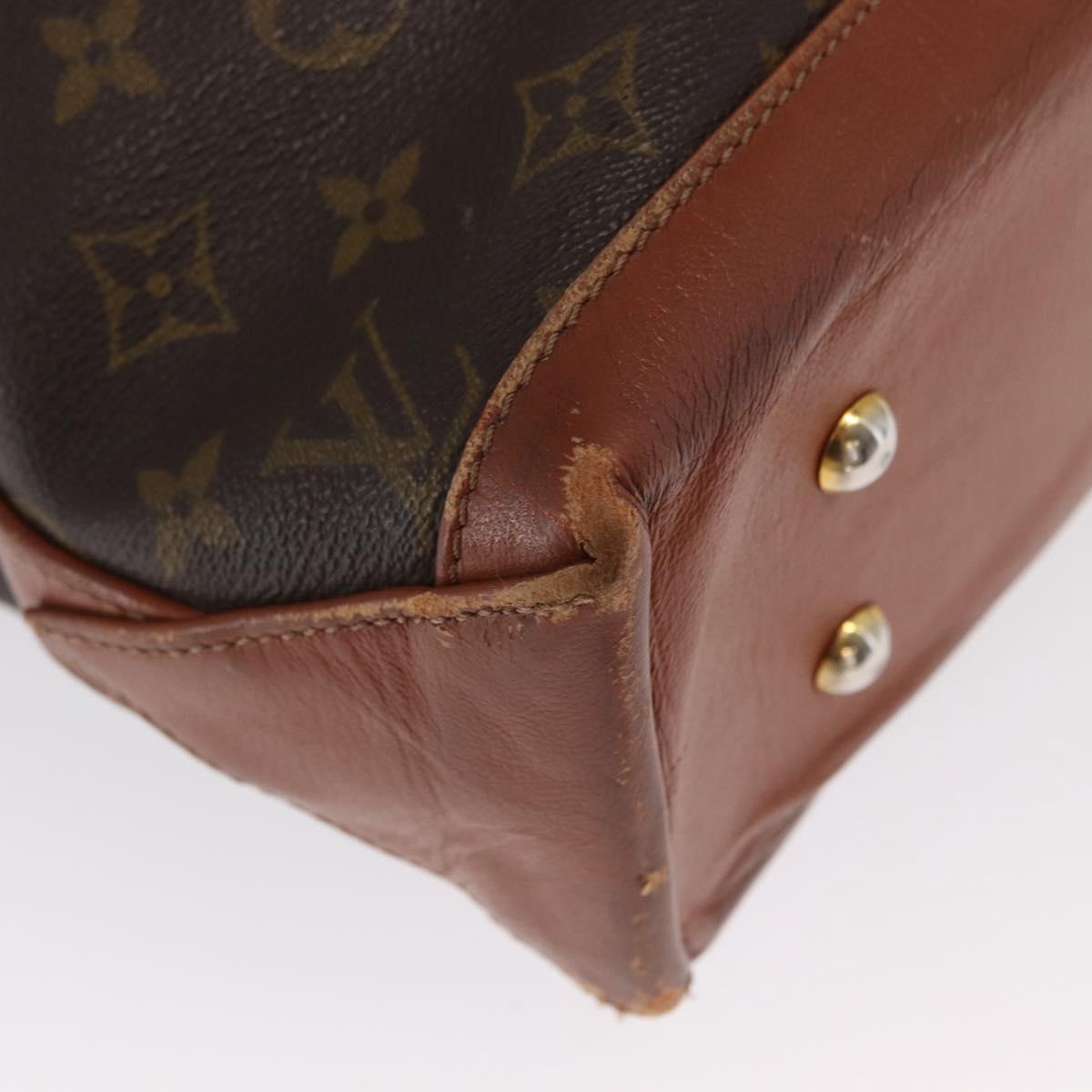 LOUIS VUITTON Monogram Sac Weekend PM Hand Bag M42425 LV Auth BA10407