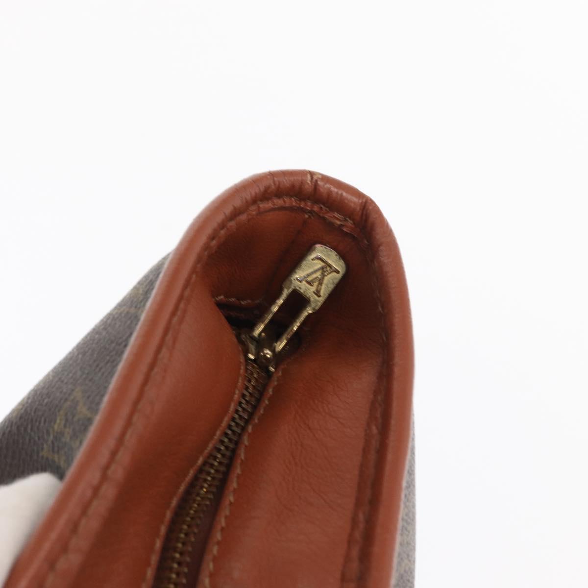 LOUIS VUITTON Monogram Sac Weekend PM Hand Bag M42425 LV Auth BA10407