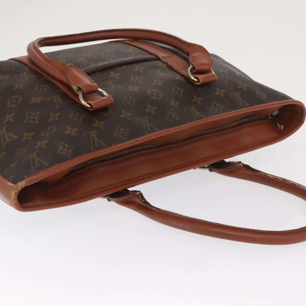 LOUIS VUITTON Monogram Sac Weekend PM Hand Bag M42425 LV Auth BA10407