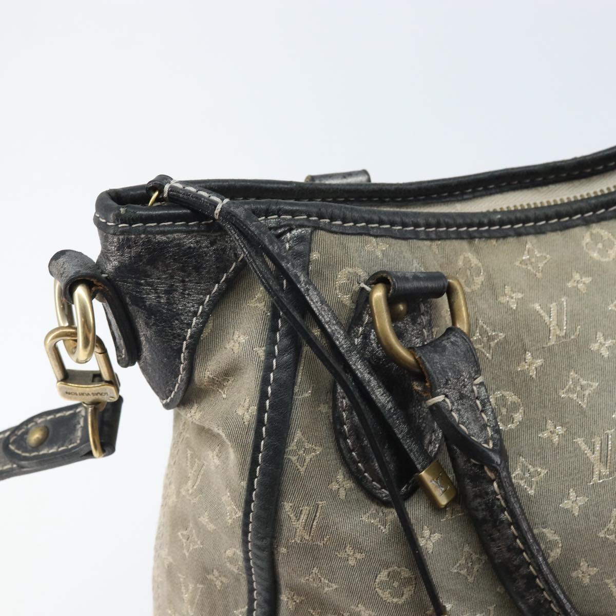 LOUIS VUITTON Monogram Idylle Buzasu Anjoul Hand Bag Platine M95622 Auth BA10412