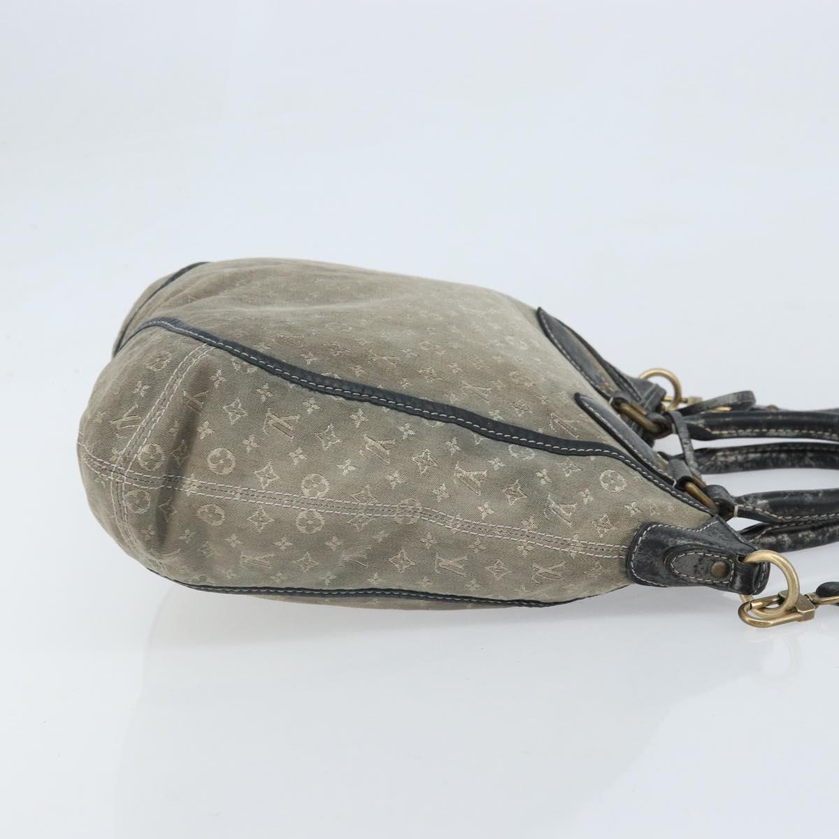 LOUIS VUITTON Monogram Idylle Buzasu Anjoul Hand Bag Platine M95622 Auth BA10412