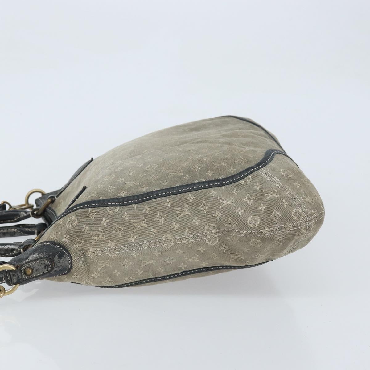 LOUIS VUITTON Monogram Idylle Buzasu Anjoul Hand Bag Platine M95622 Auth BA10412
