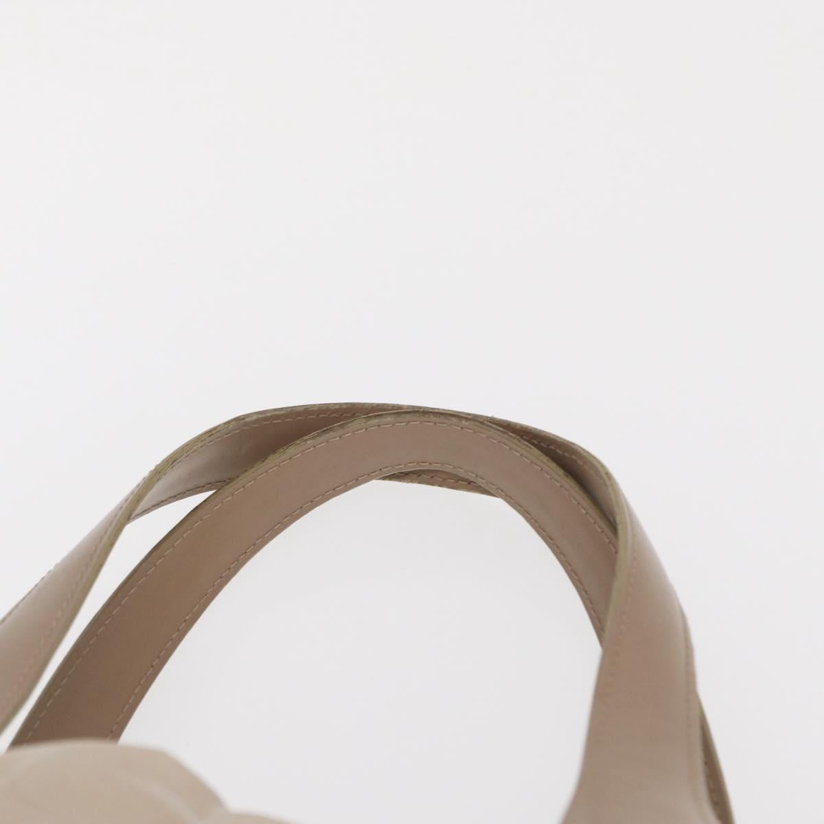 CHANEL New Travel Line Tote Bag Nylon Beige Gold CC Auth BA10414