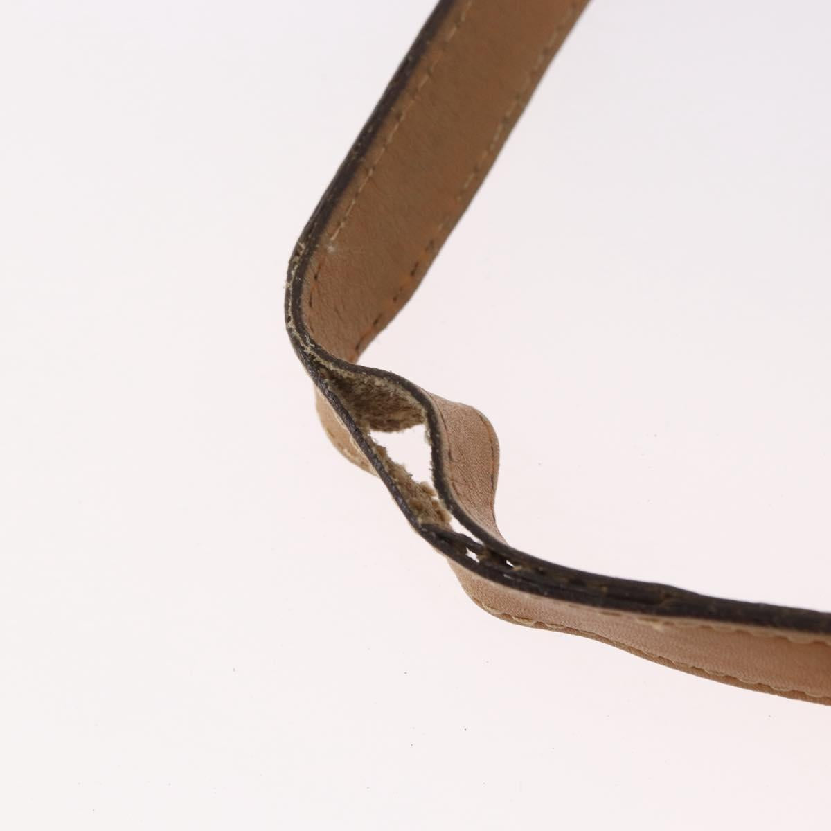 GUCCI Micro GG Supreme Web Sherry Line Bag PVC Beige 001 58 4793 Auth BA10427