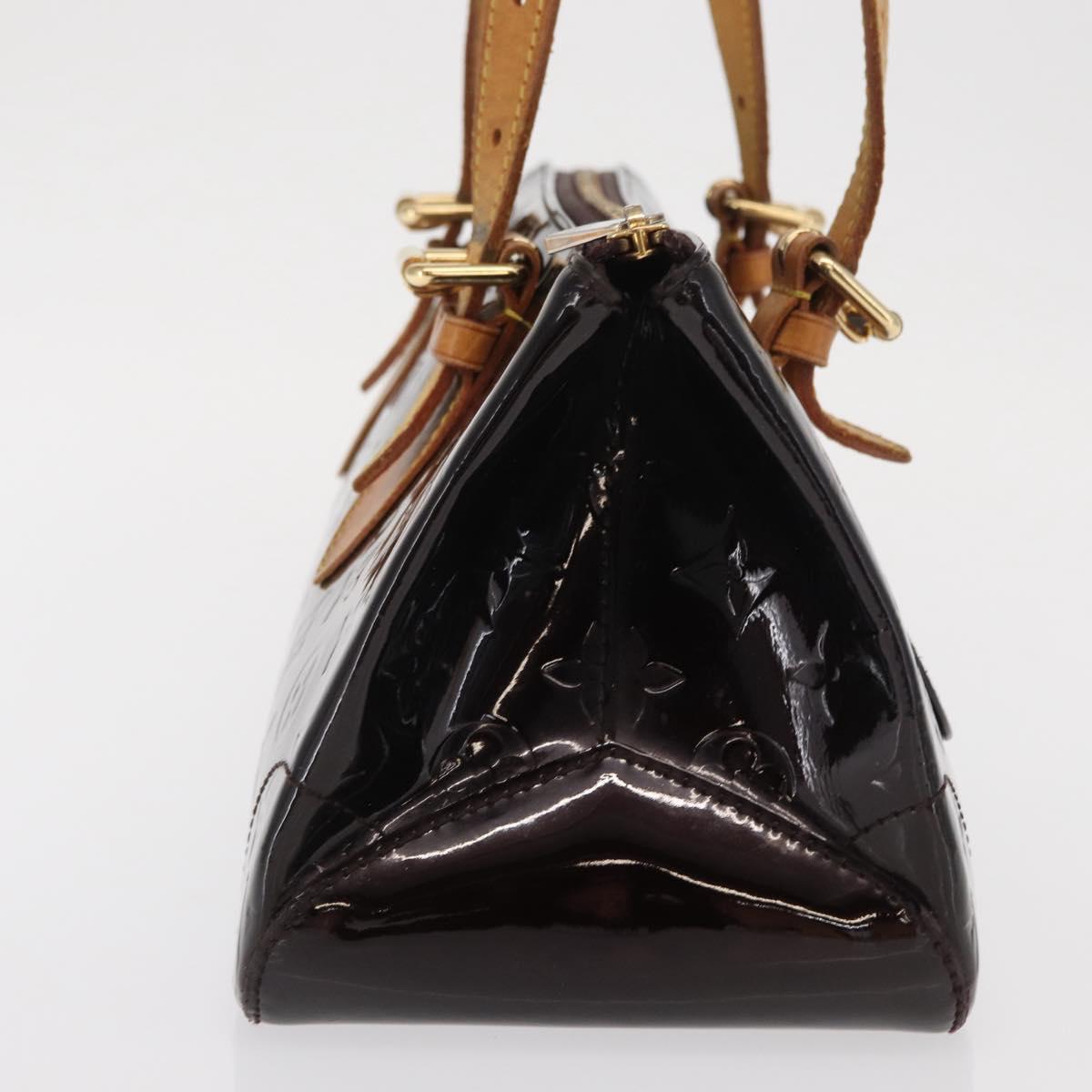 LOUIS VUITTON Monogram Vernis Rosewood Avenue Bag Amarante M93510 Auth BA10440