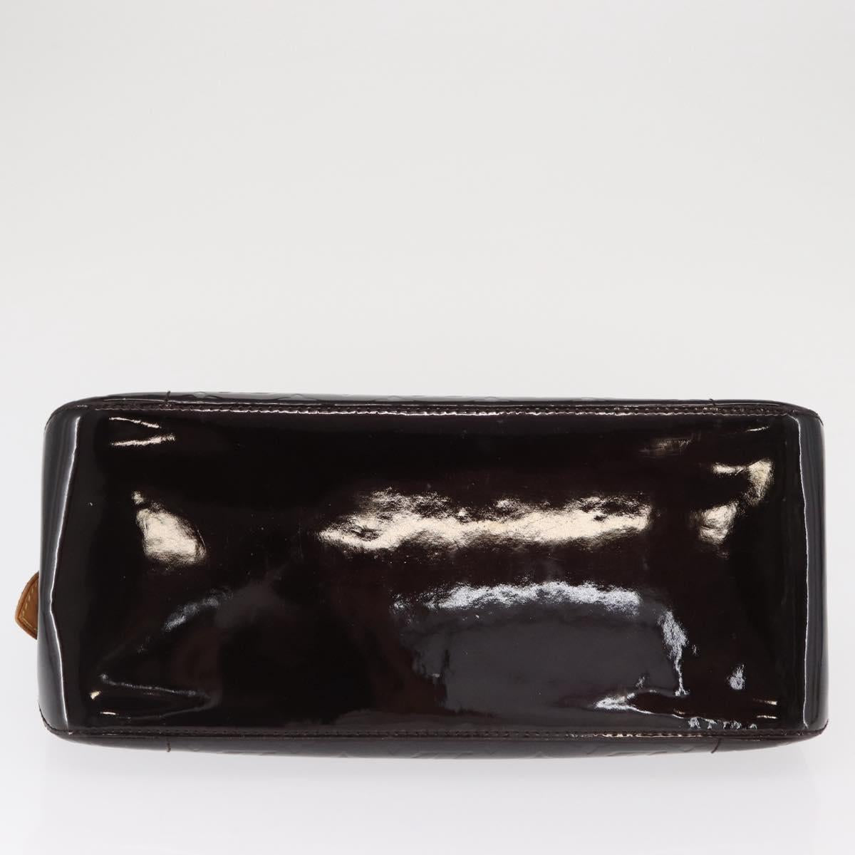 LOUIS VUITTON Monogram Vernis Rosewood Avenue Bag Amarante M93510 Auth BA10440