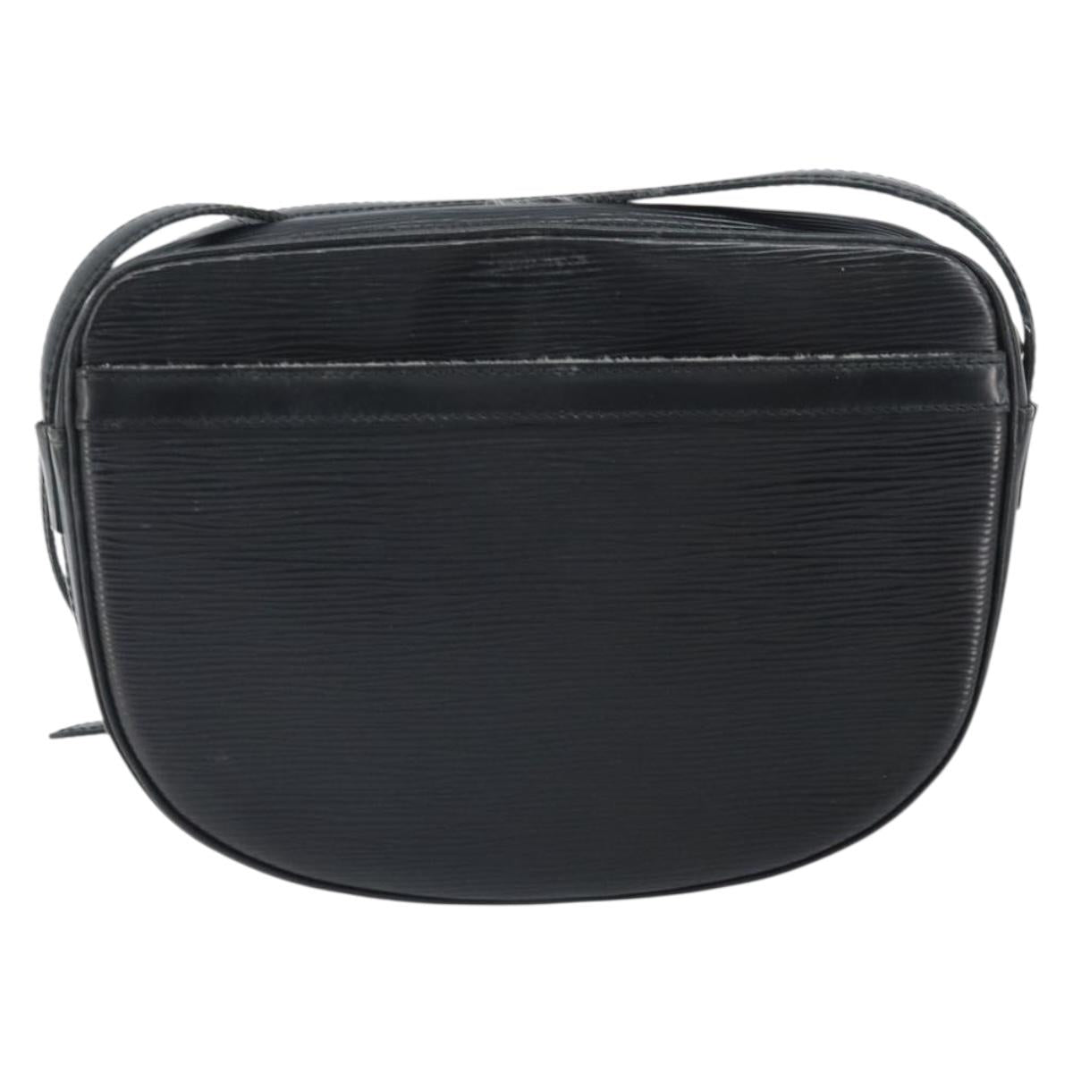 LOUIS VUITTON Epi Jeune Fille MM Shoulder Bag Black M52152 LV Auth BA10442