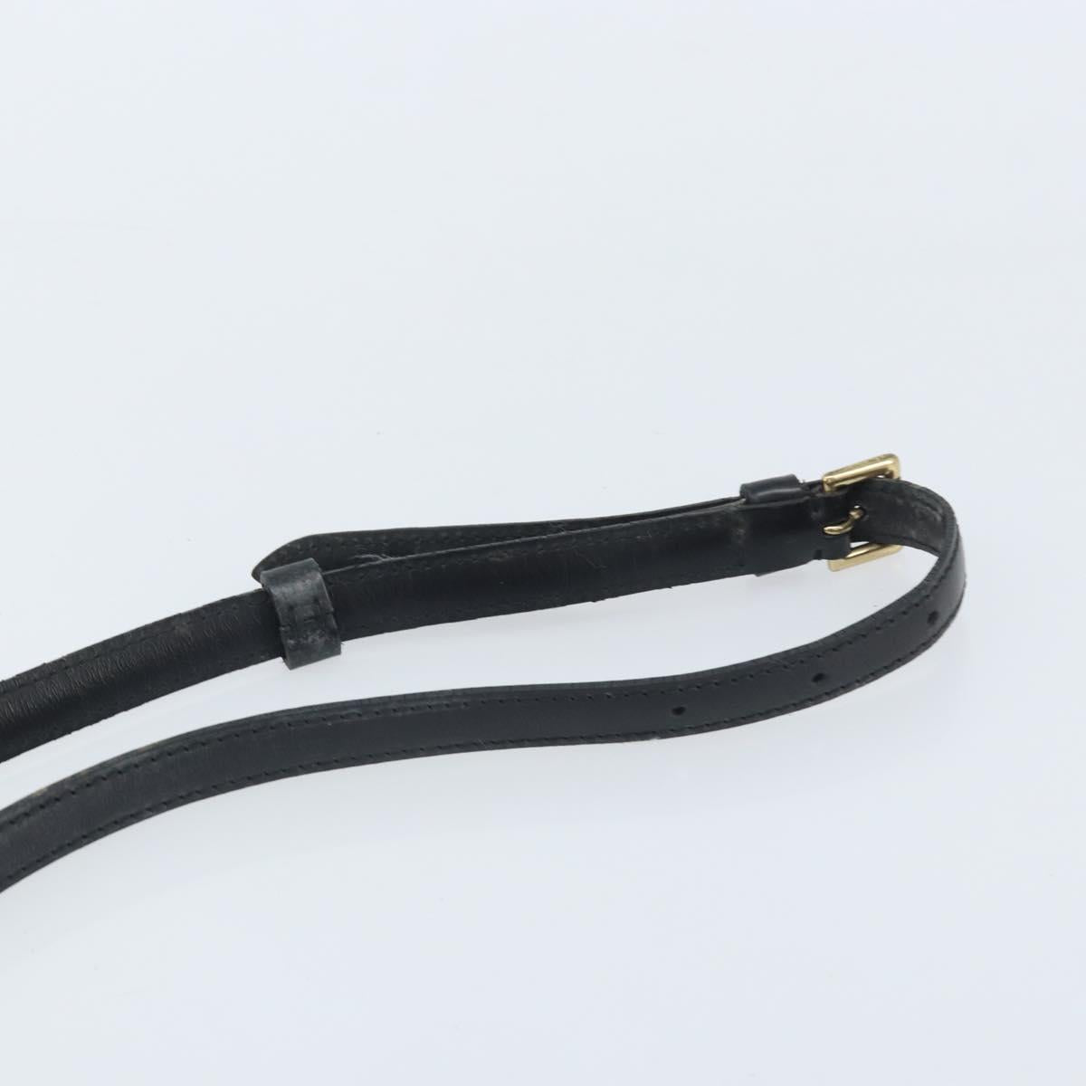 LOUIS VUITTON Epi Jeune Fille MM Shoulder Bag Black M52152 LV Auth BA10442