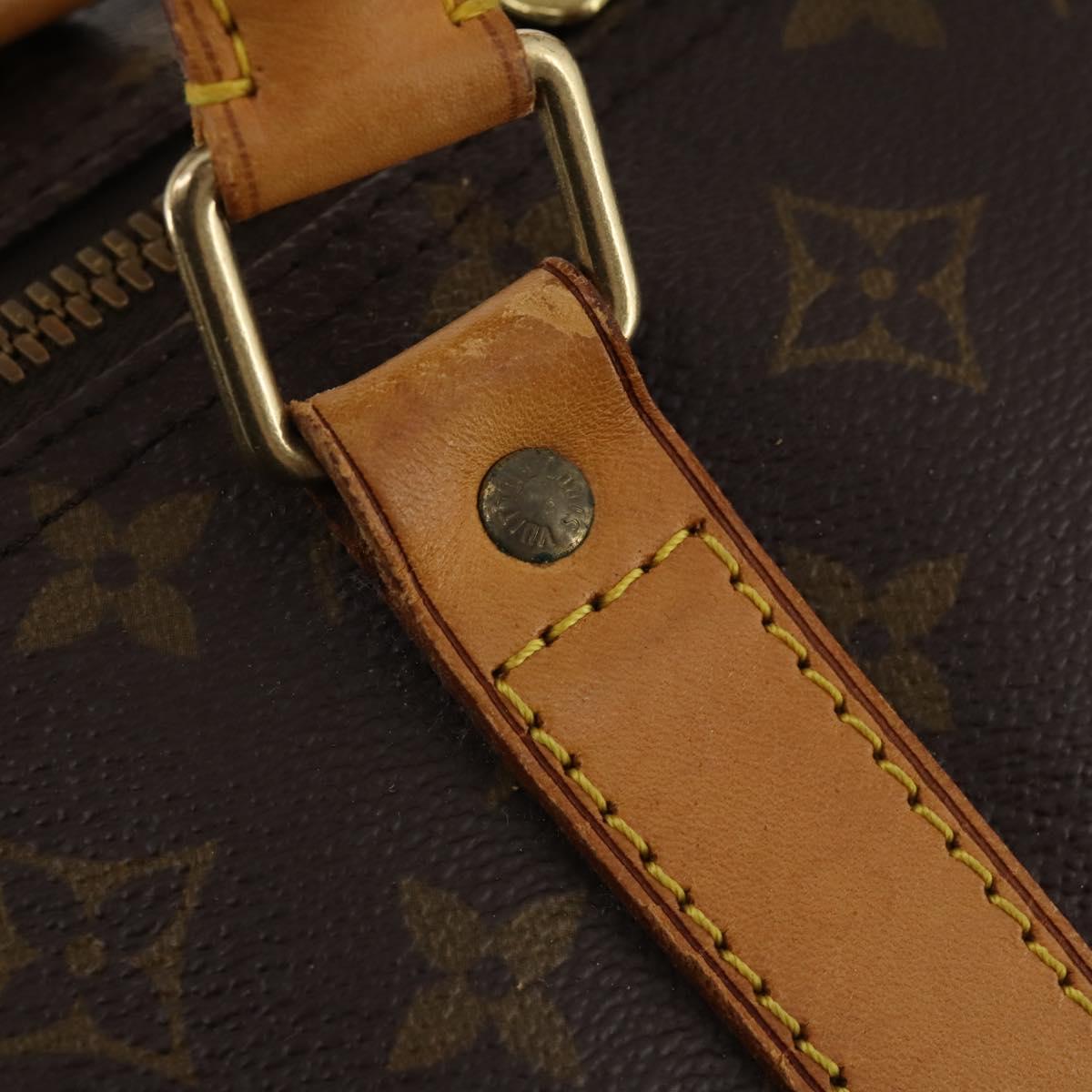 LOUIS VUITTON Monogram Keepall 60 Boston Bag M41422 LV Auth BA10455