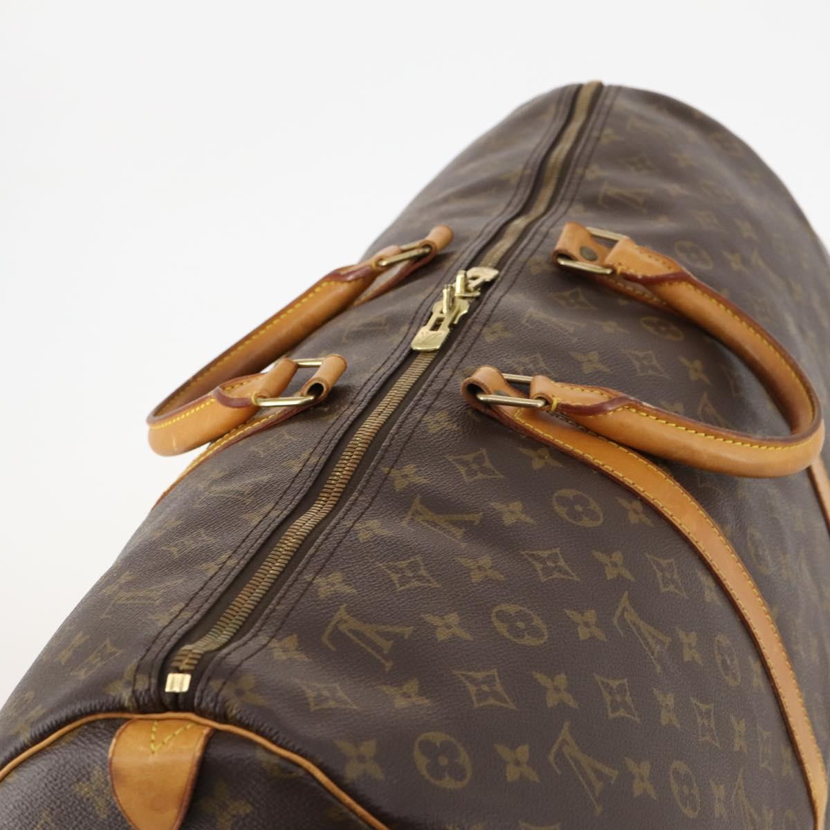 LOUIS VUITTON Monogram Keepall 60 Boston Bag M41422 LV Auth BA10455