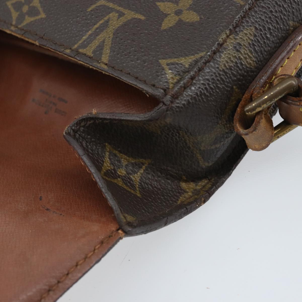 LOUIS VUITTON Monogram Saint Cloud PM Shoulder Bag M51244 LV Auth BA10464