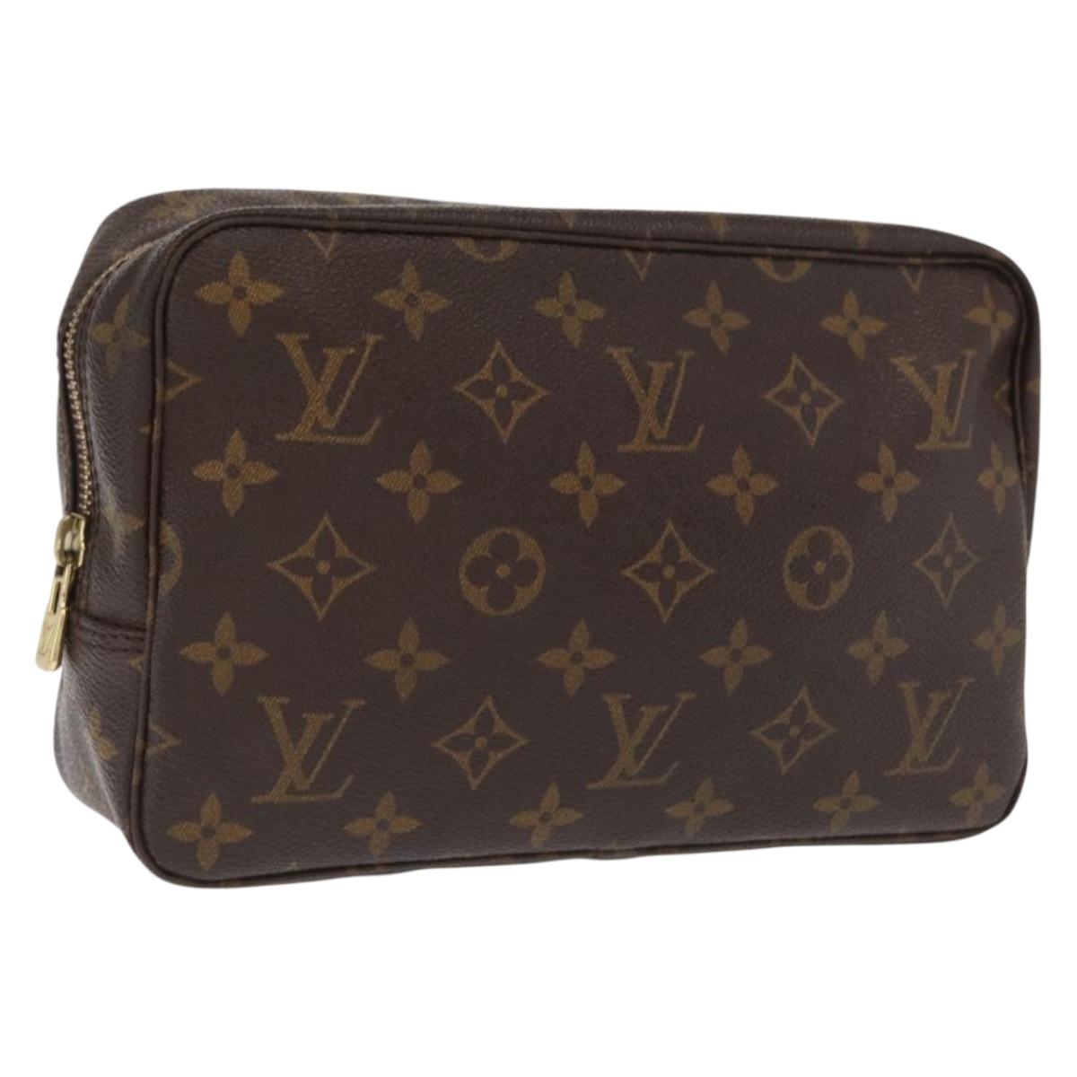 LOUIS VUITTON Monogram Trousse Toilette 23 Clutch Bag M47524 LV Auth BA10466