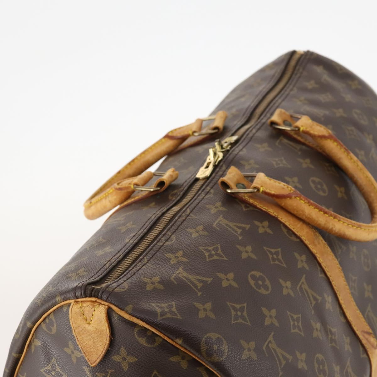 LOUIS VUITTON Monogram Keepall 50 Boston Bag M41426 LV Auth BA10469