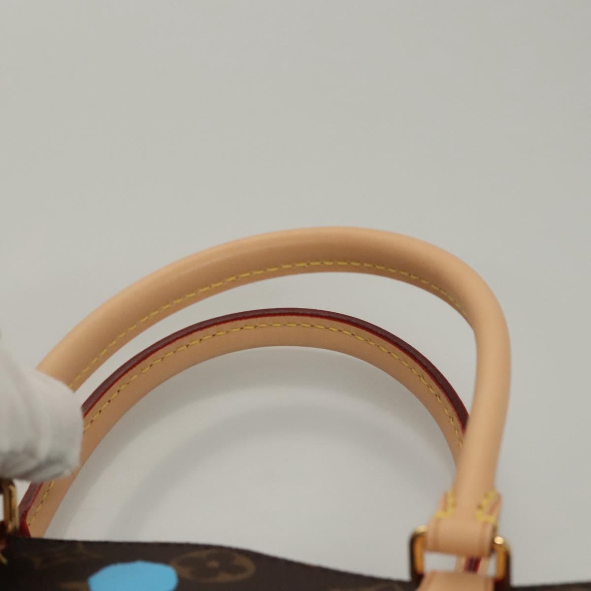 LOUIS VUITTON Monogram Painted Dots On the Go MM Bag M46379 LV Auth BA1048SM