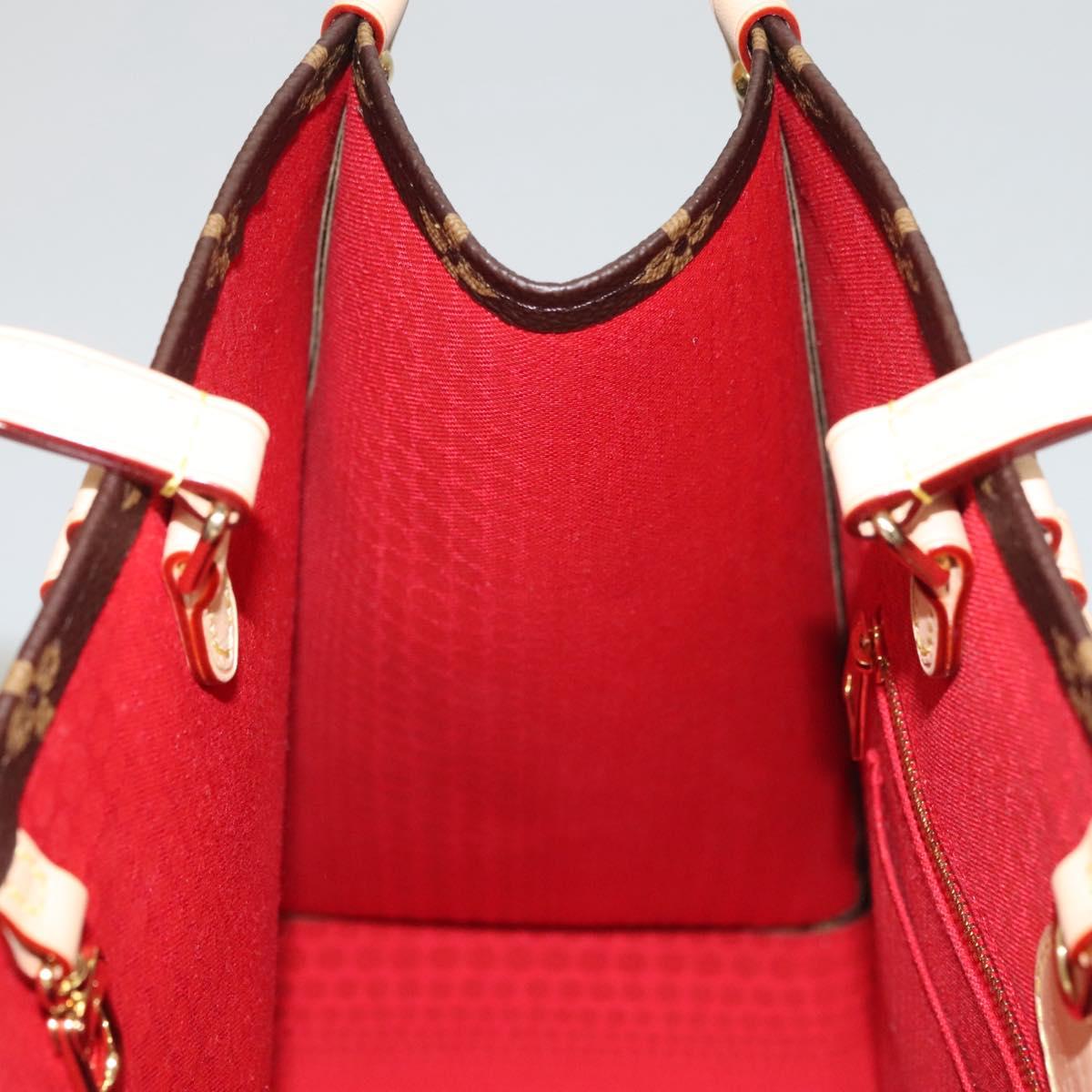 LOUIS VUITTON Monogram Painted Dots On the Go MM Bag M46379 LV Auth BA1048SM