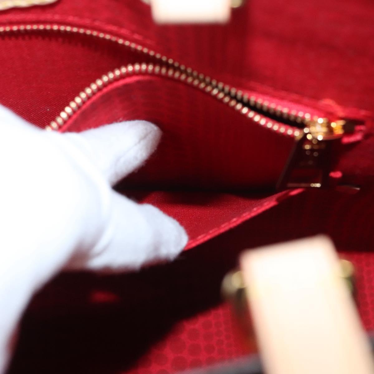 LOUIS VUITTON Monogram Painted Dots On the Go MM Bag M46379 LV Auth BA1048SM