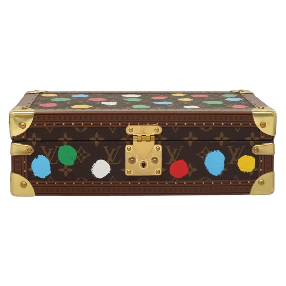 LOUIS VUITTON Painted Dots Yayoi Kusama Coffret 8 Montor M10132 LV Auth BA1049SM