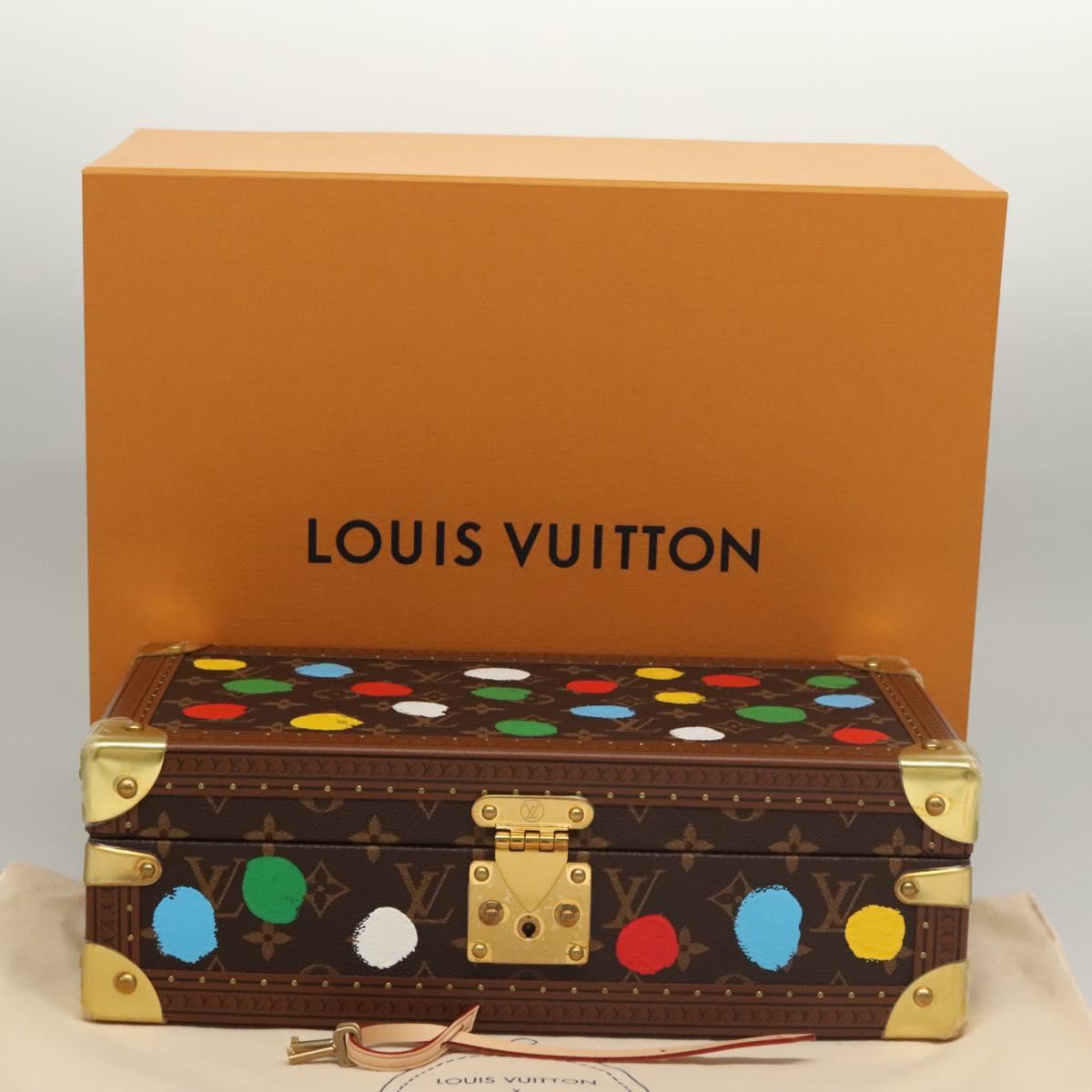 LOUIS VUITTON Painted Dots Yayoi Kusama Coffret 8 Montor M10132 LV Auth BA1049SM