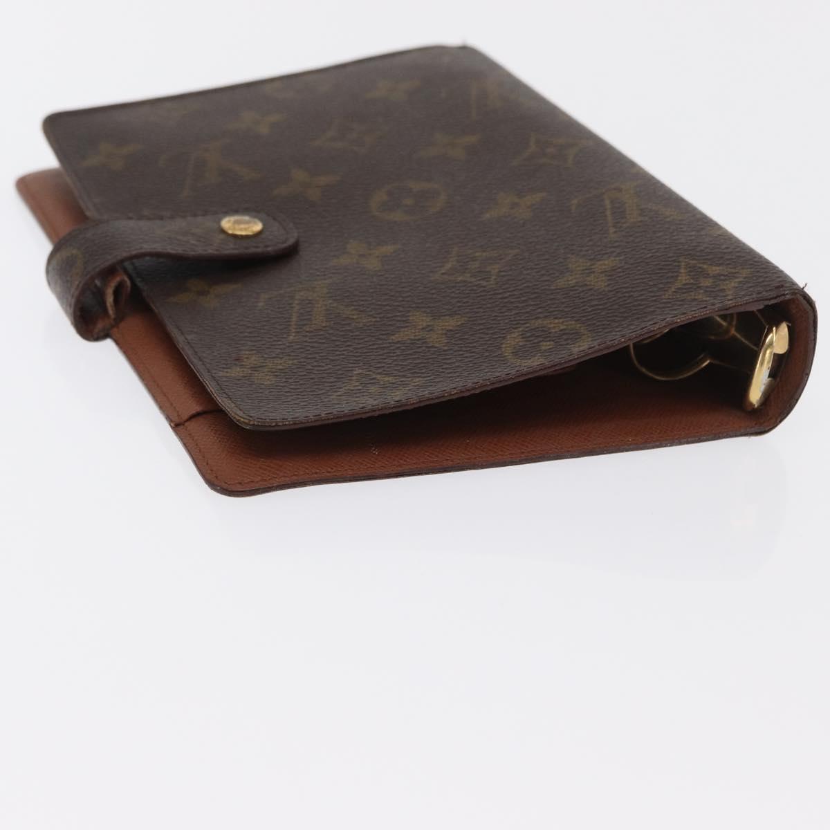 LOUIS VUITTON Monogram Agenda MM Day Planner Cover R20105 LV Auth BA10513
