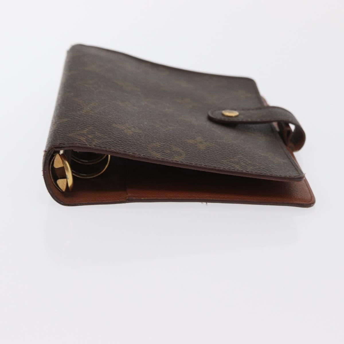 LOUIS VUITTON Monogram Agenda MM Day Planner Cover R20105 LV Auth BA10513