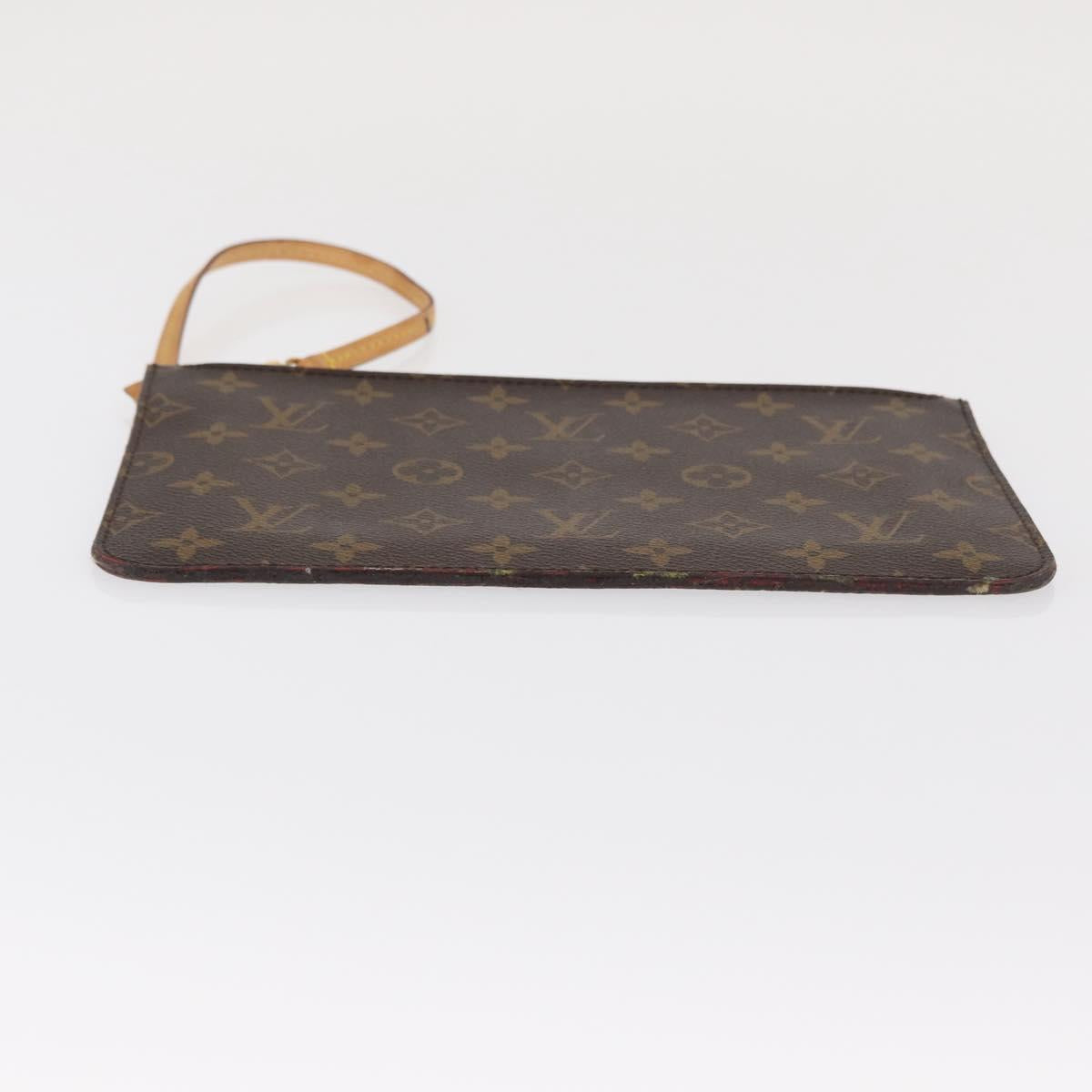 LOUIS VUITTON Monogram Neverfull MM Pouch LV Auth BA10514