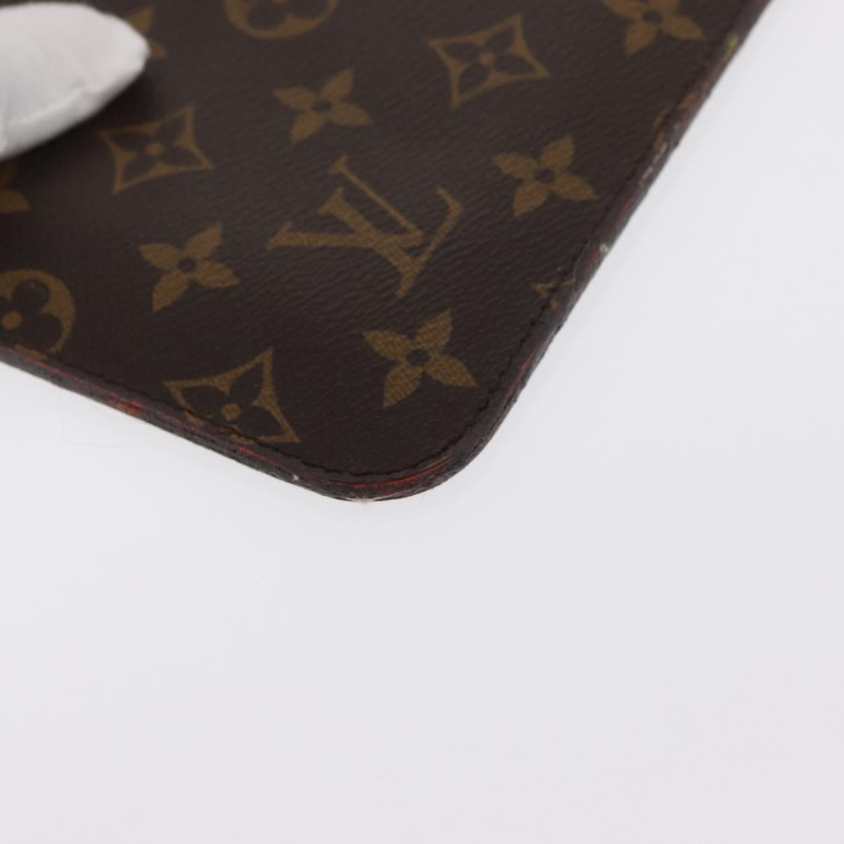 LOUIS VUITTON Monogram Neverfull MM Pouch LV Auth BA10514