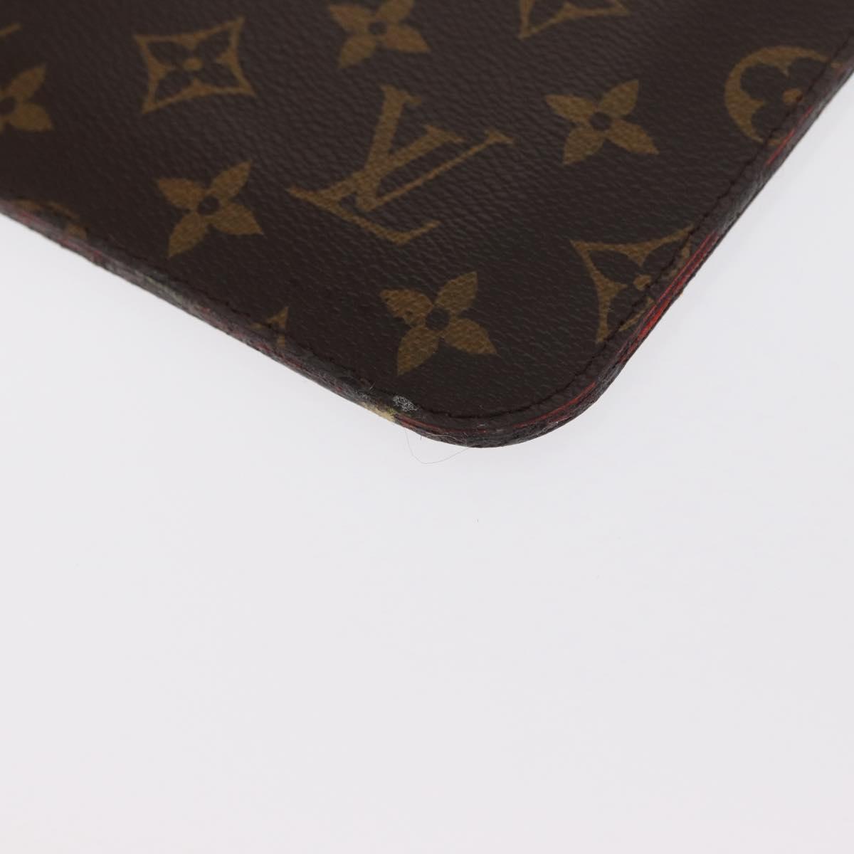 LOUIS VUITTON Monogram Neverfull MM Pouch LV Auth BA10514