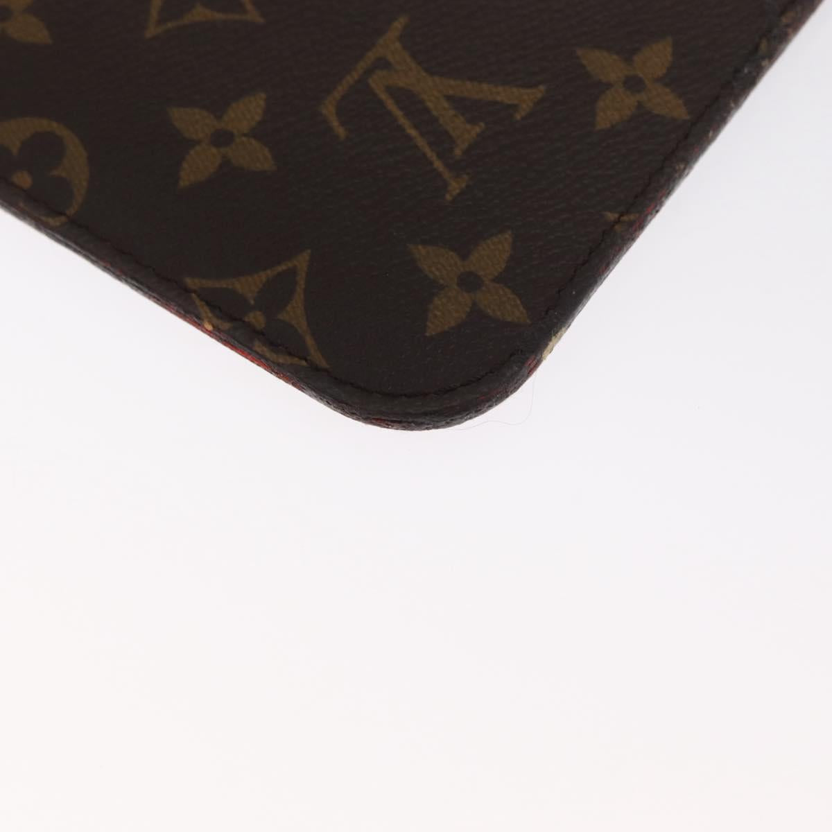LOUIS VUITTON Monogram Neverfull MM Pouch LV Auth BA10514