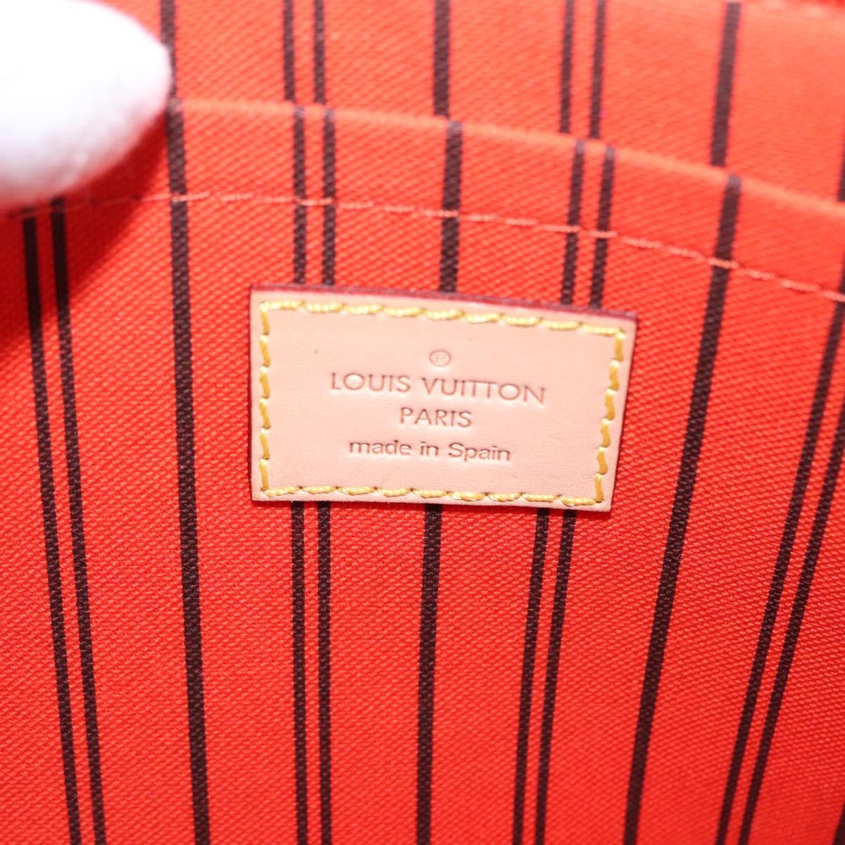 LOUIS VUITTON Monogram Neverfull MM Pouch LV Auth BA10514